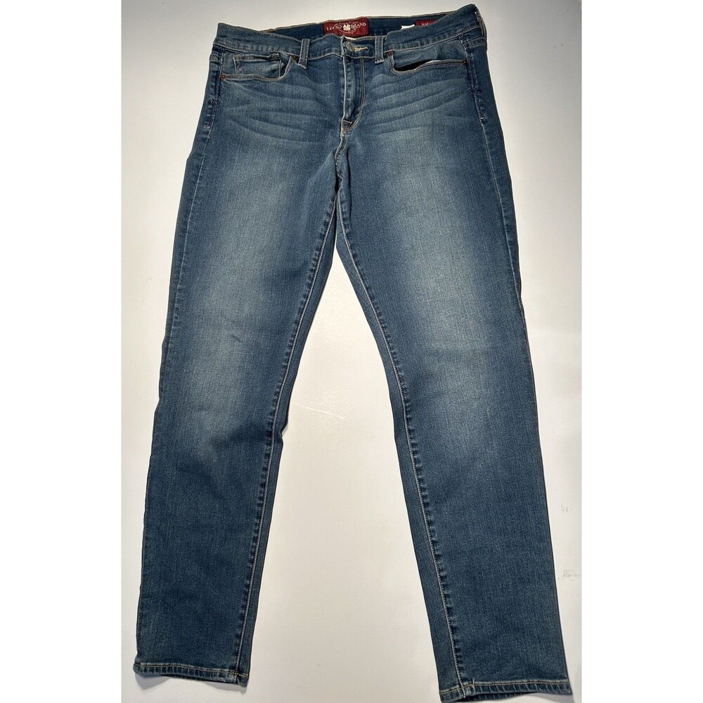 Lucky Brand Sofia Skinny Ankle Jeans Women’s Size 12 Blue Stretch Denim 31X29